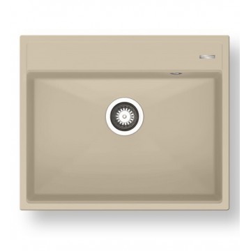 Pyramis Ithaka 1b Ένθετος Νεροχύτης από Συνθετικό Γρανίτη Μ61xΠ51cm